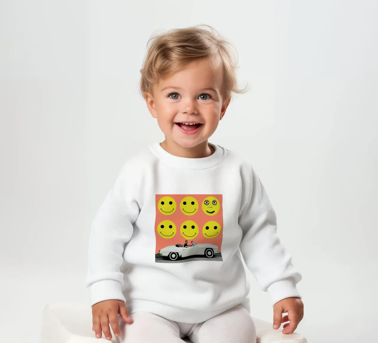 some smiles are more equal than others Baby Sweatshirt von FinnanoFenno