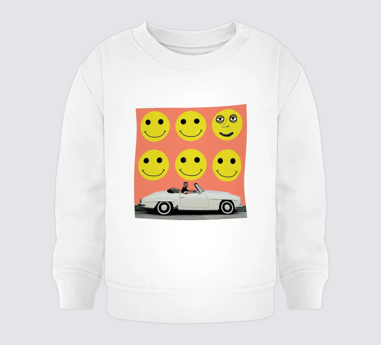 some smiles are more equal than others Baby Sweatshirt von FinnanoFenno