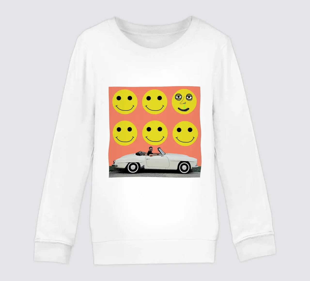 some smiles are more equal than others kids sweatshirt by FinnanoFenno