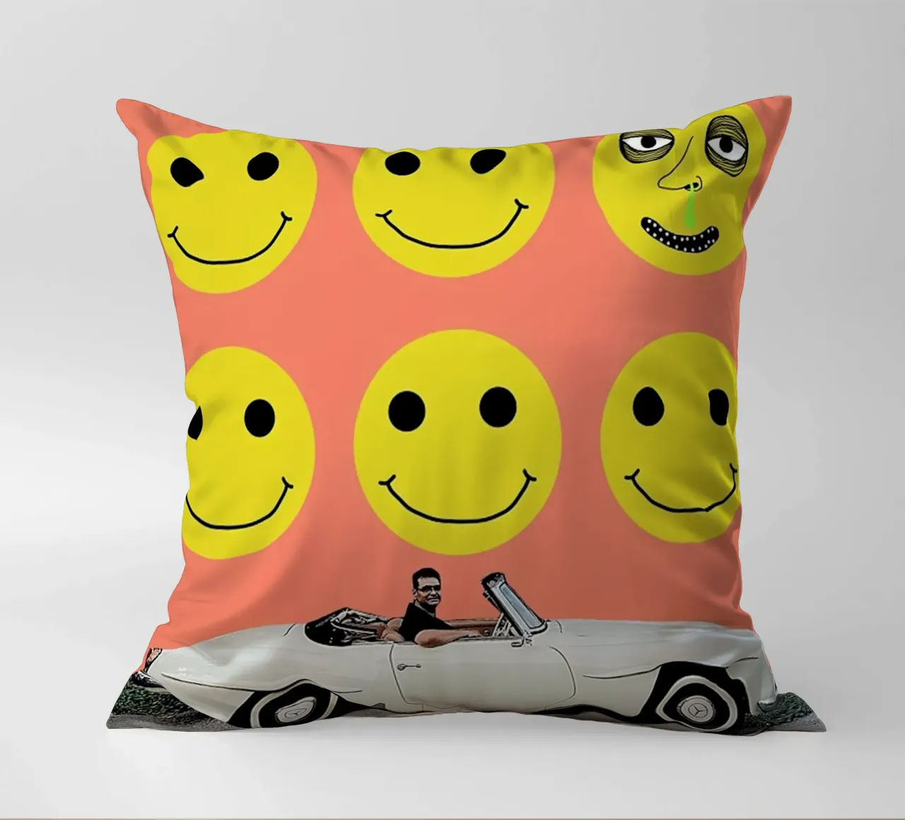 some smiles are more equal than others decorative cushion by FinnanoFenno