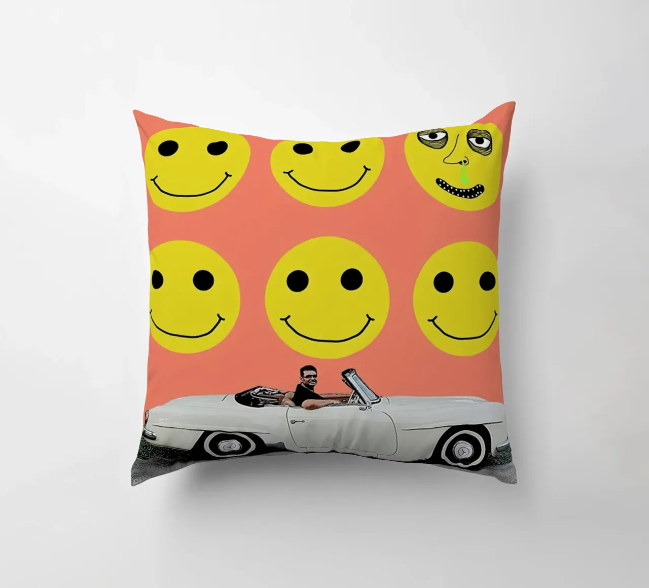 some smiles are more equal than others decorative cushion by FinnanoFenno