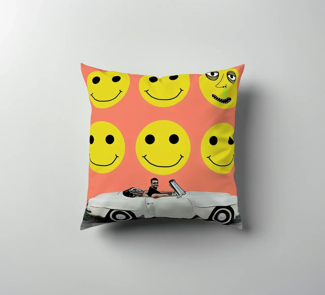 some smiles are more equal than others decorative cushion by FinnanoFenno