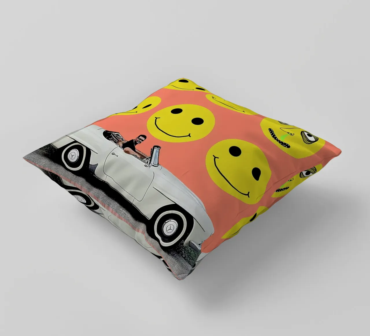 some smiles are more equal than others decorative cushion by FinnanoFenno