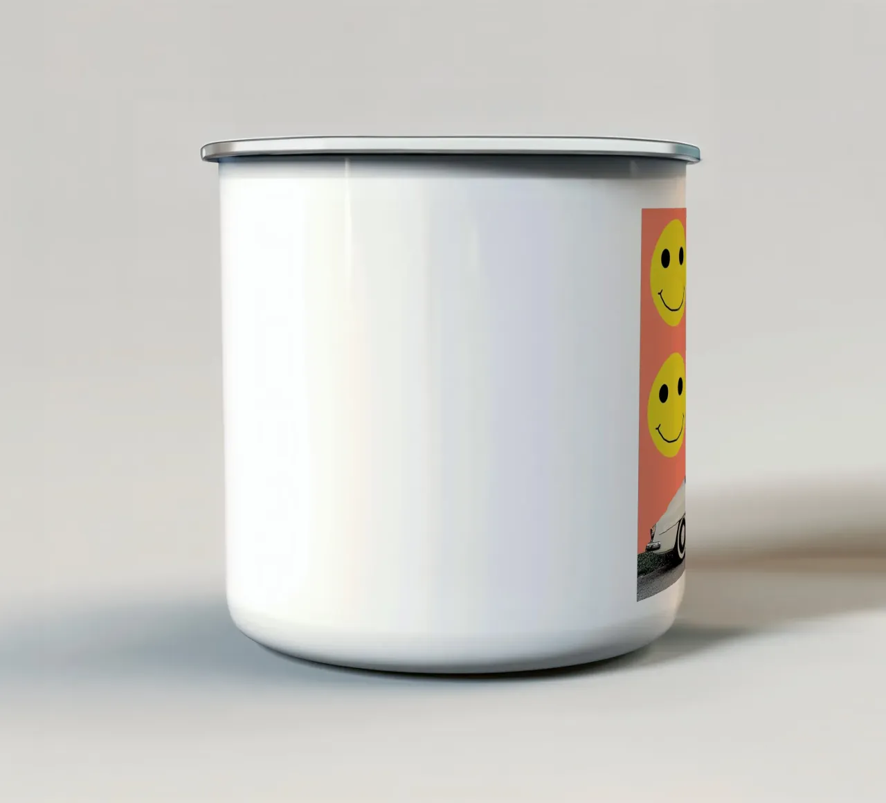 some smiles are more equal than others Emaille Tasse von FinnanoFenno
