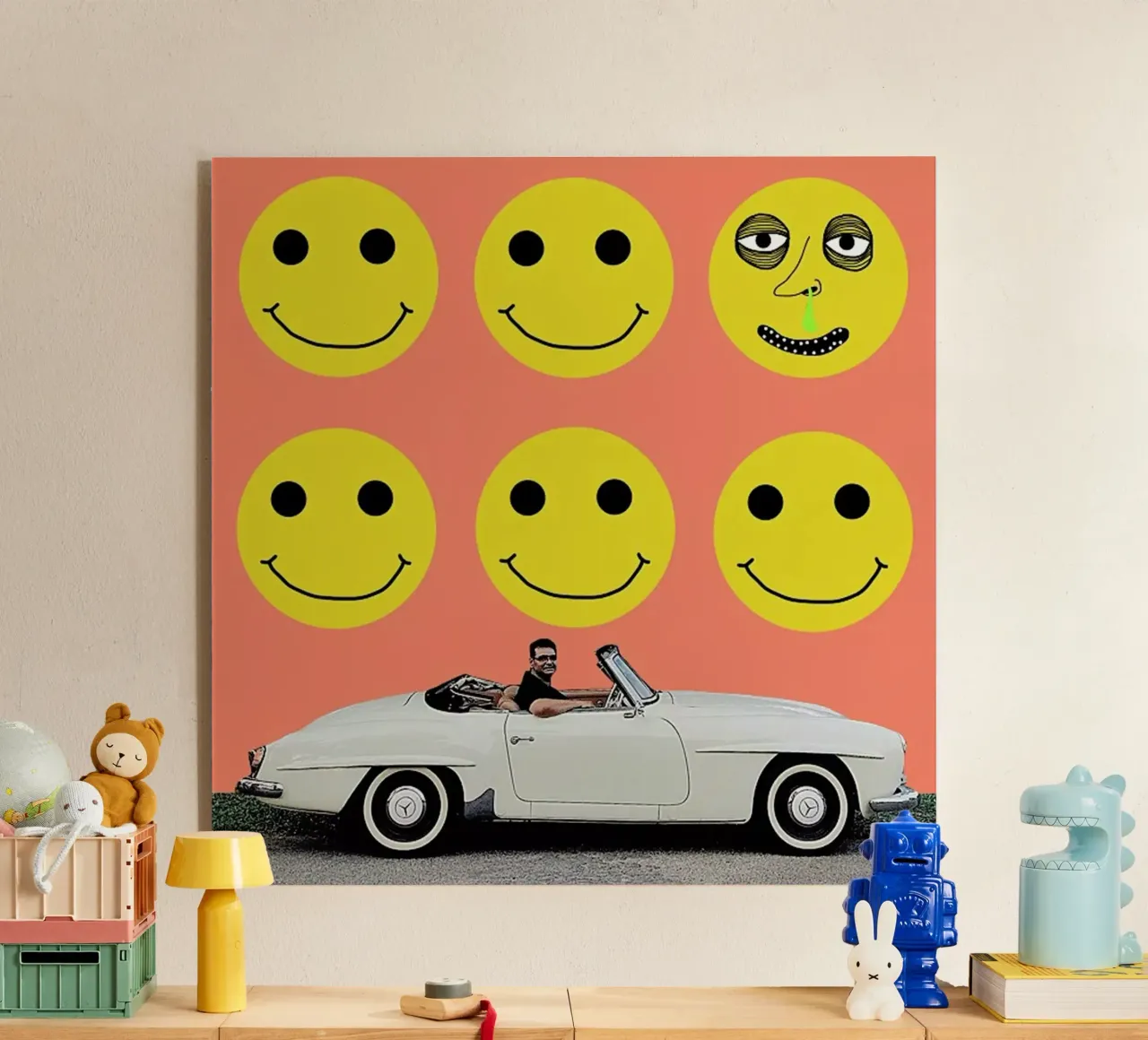 some smiles are more equal than others plexiglass da FinnanoFenno