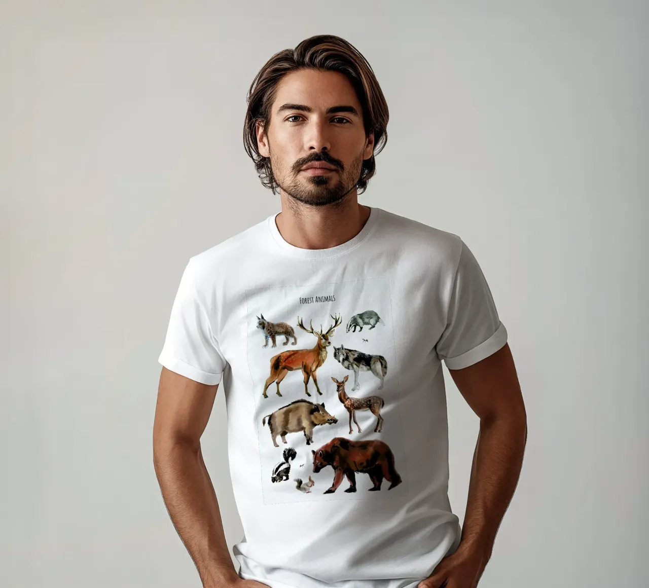 Forest Animals t-shirt da Little Flourishes