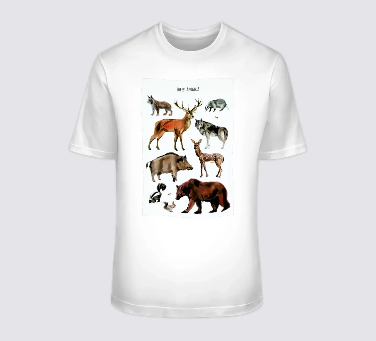 Forest Animals t-shirt da Little Flourishes