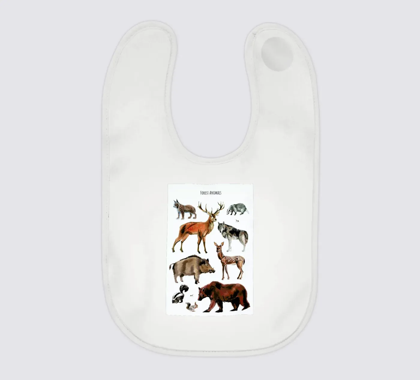 Forest Animals bavaglino da Little Flourishes