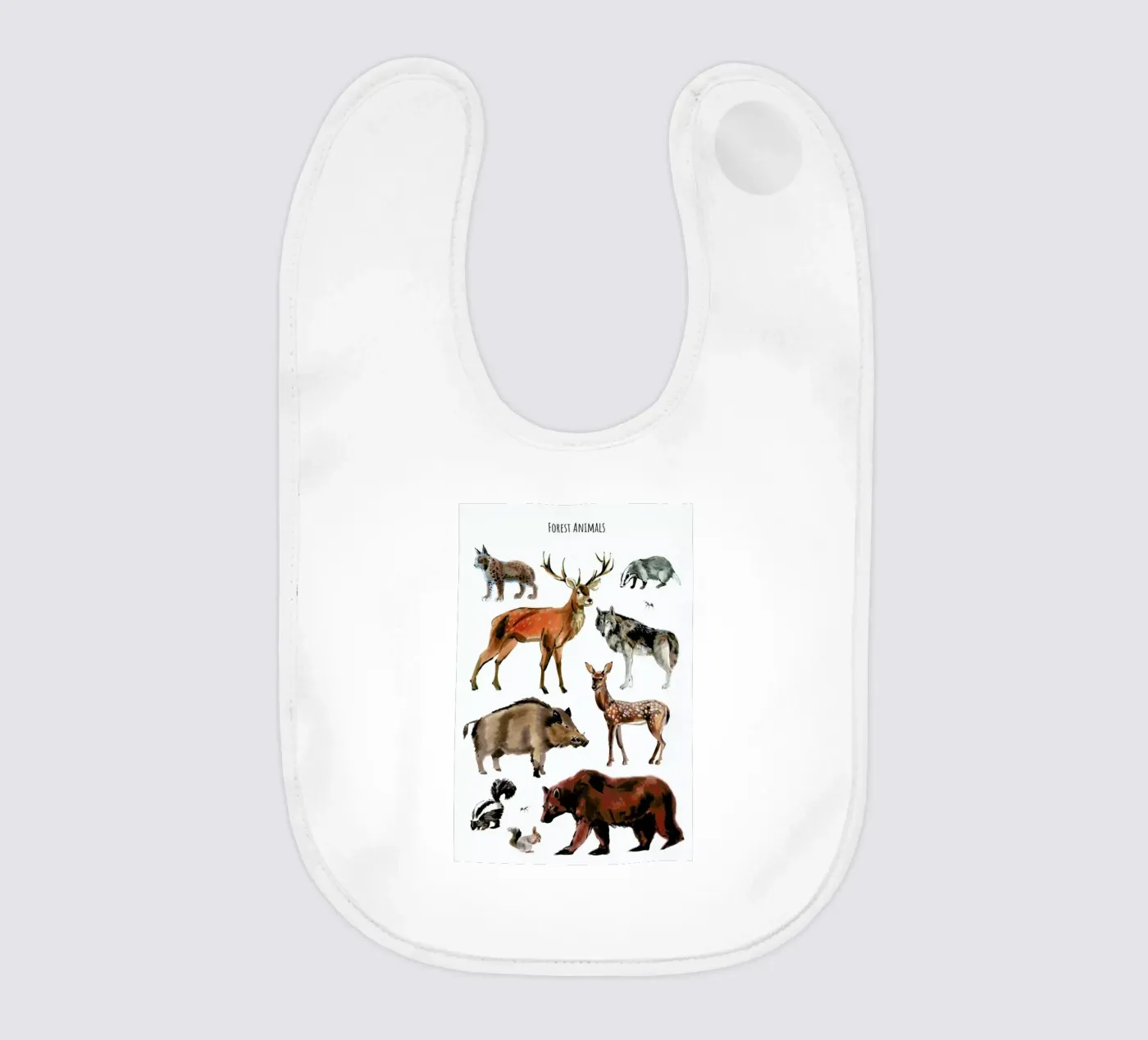 Forest Animals bavaglino da Little Flourishes