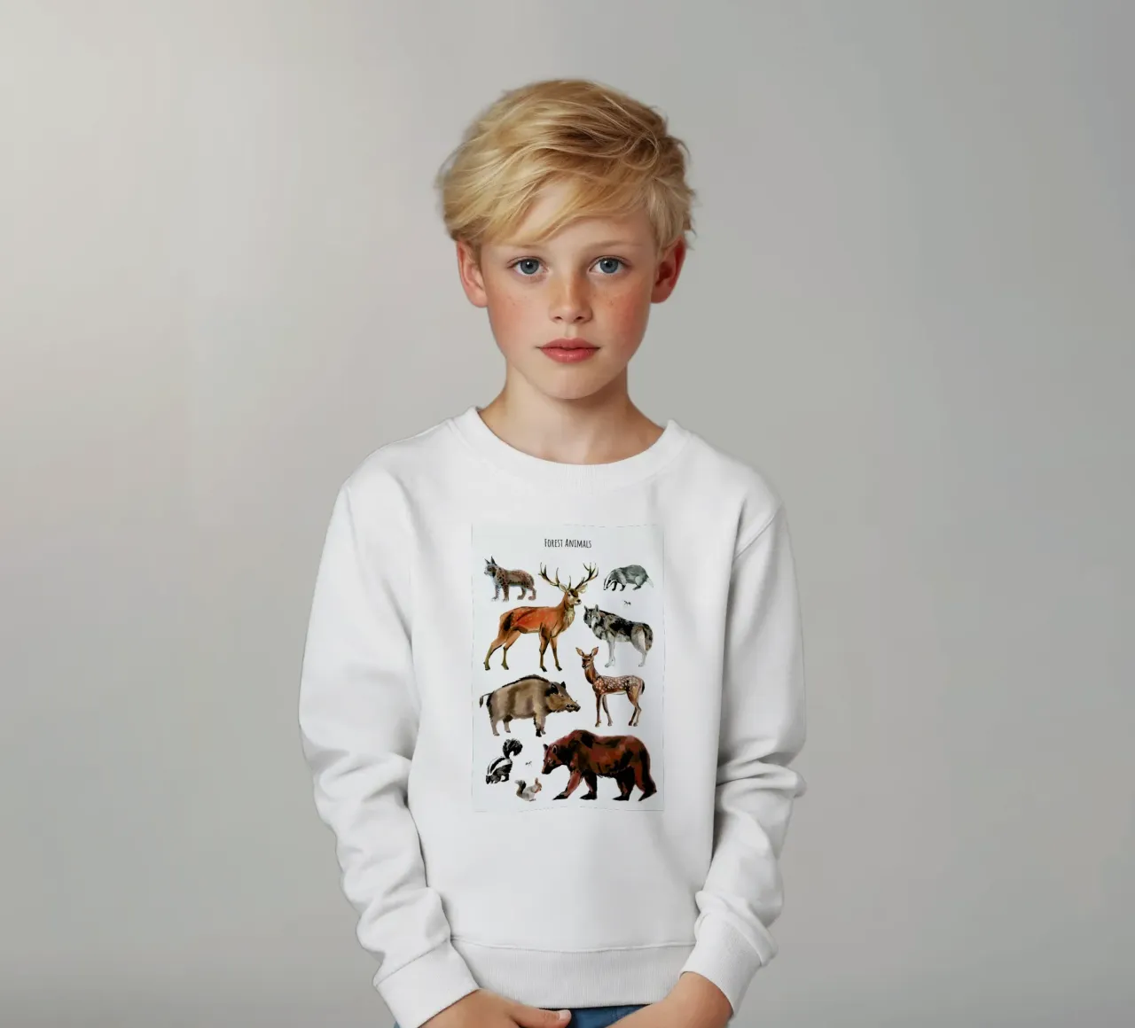 Forest Animals felpa bambino da Little Flourishes