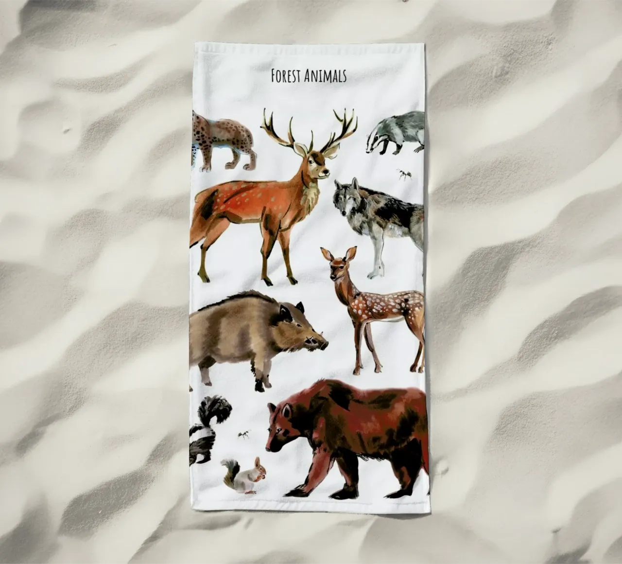 Forest Animals telo mare da Little Flourishes