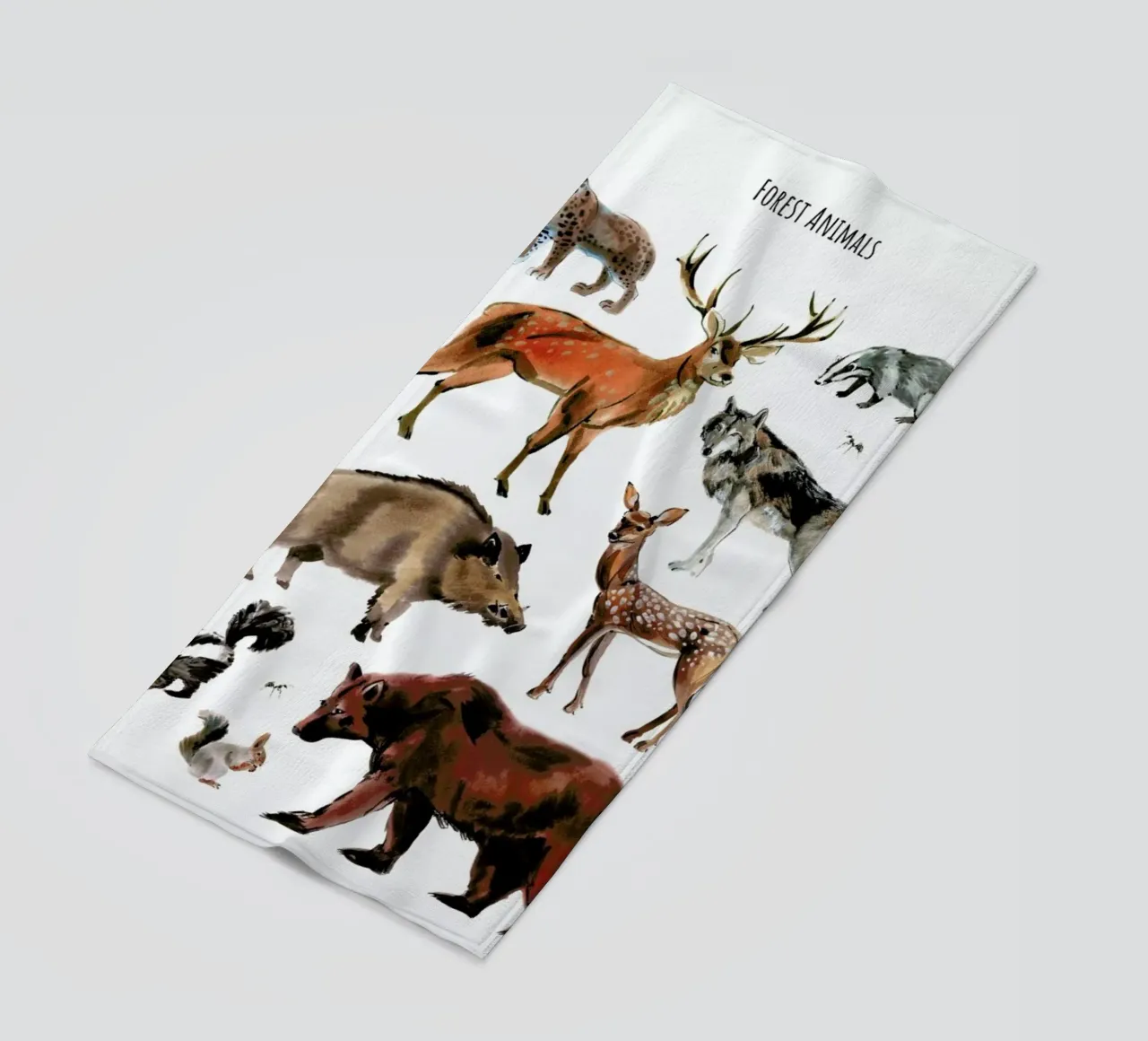 Forest Animals telo mare da Little Flourishes