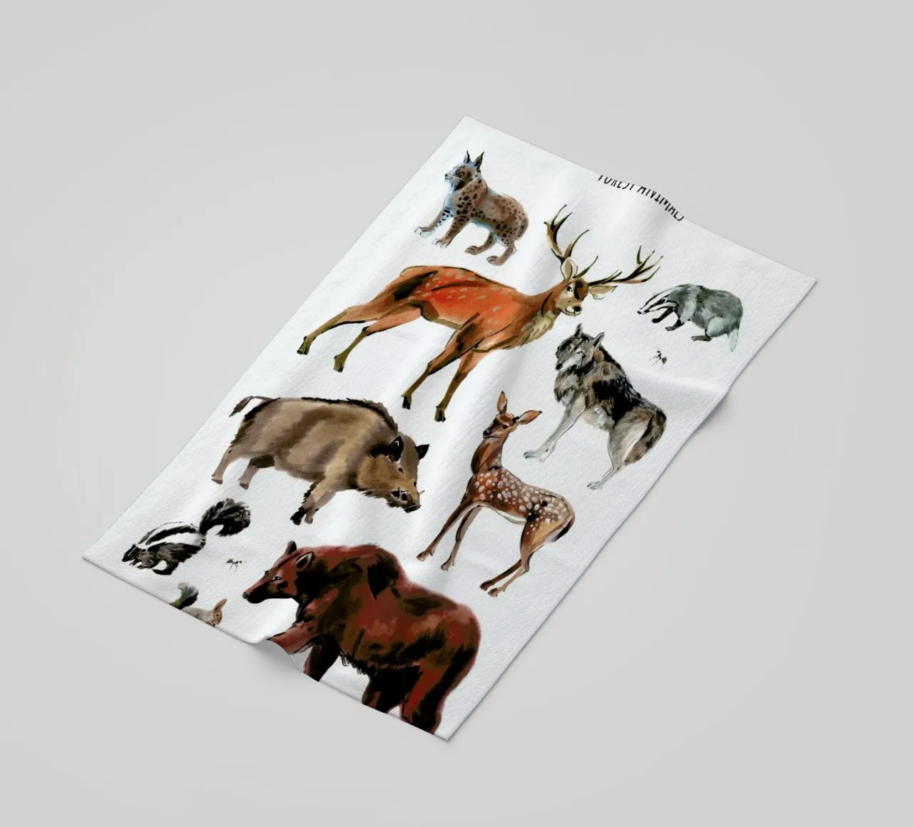 Forest Animals telo mare da Little Flourishes