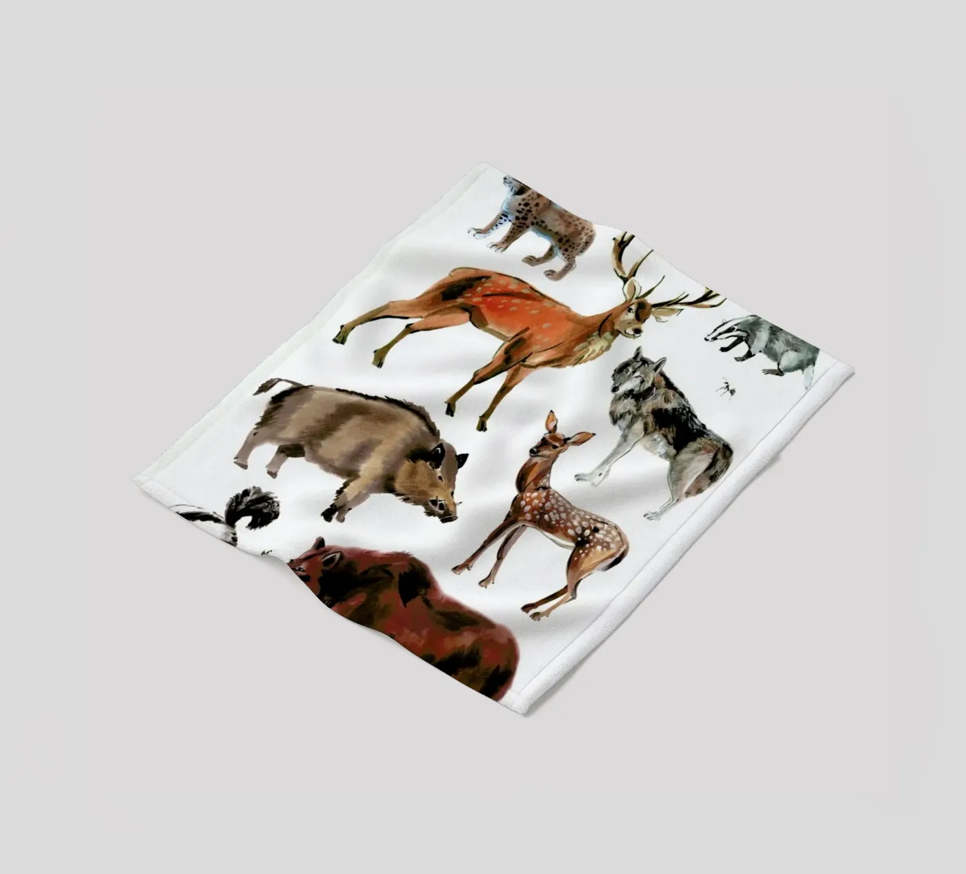Forest Animals fleecedeken van Little Flourishes