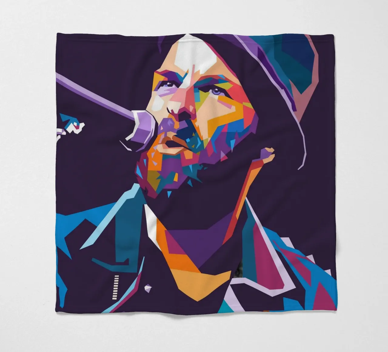 Tim Armstrong Rancid pop art coperta in pile da Hantamrata