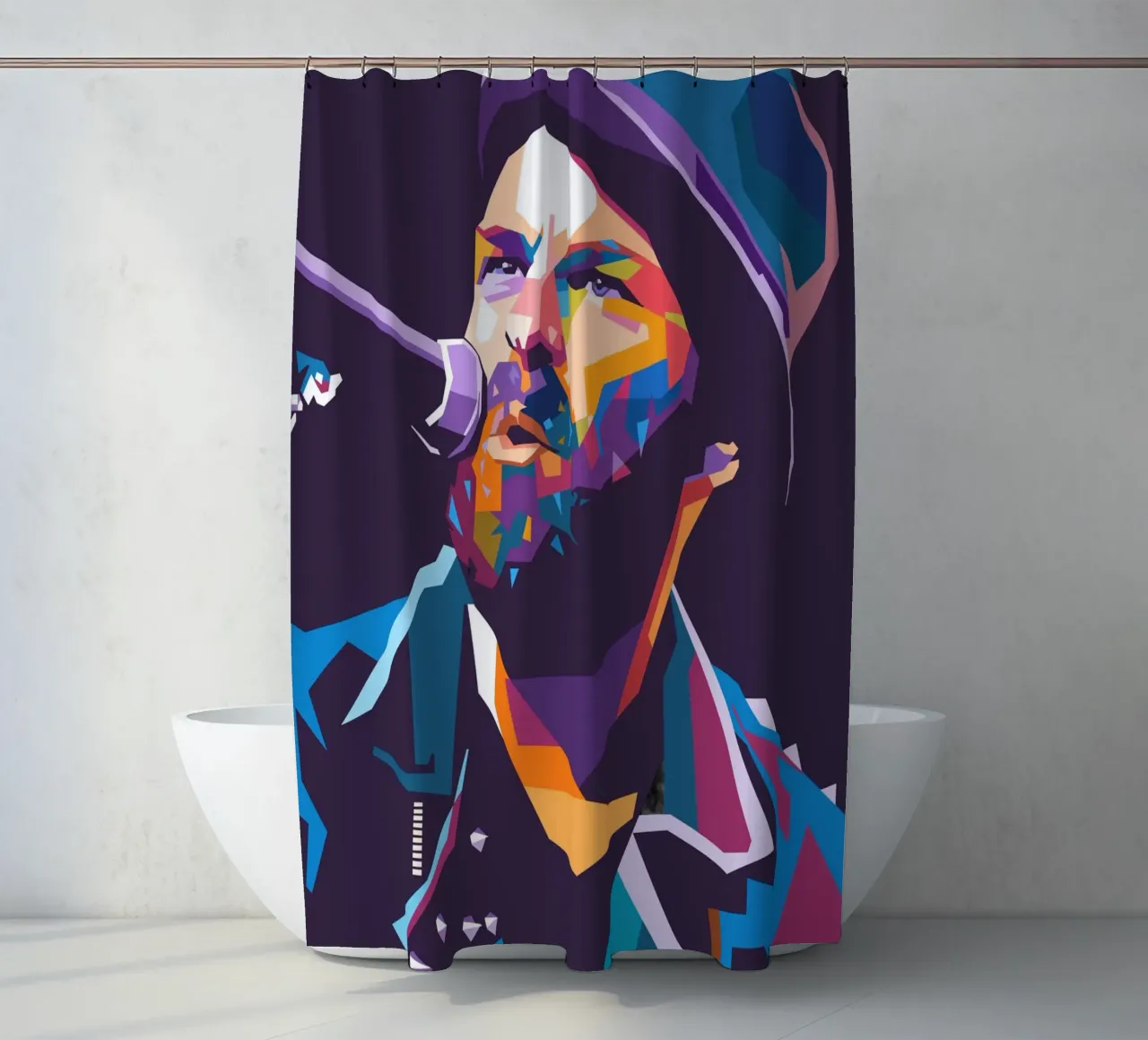 Tim Armstrong Rancid pop art tenda da doccia da Hantamrata