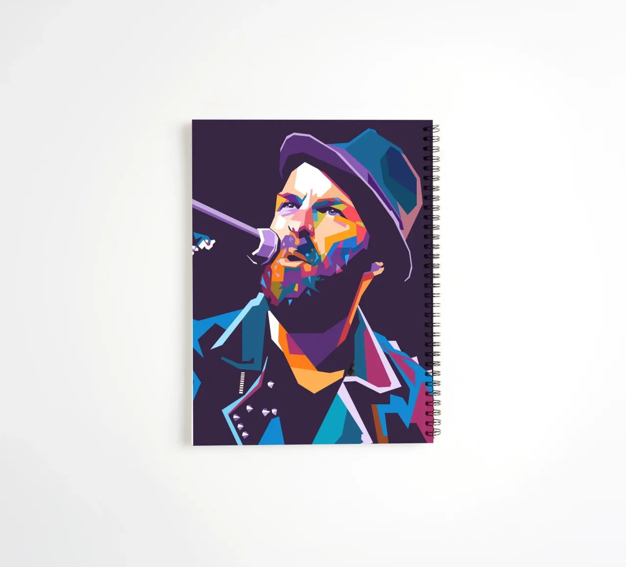 Tim Armstrong Rancid pop art spiral notebook by Hantamrata