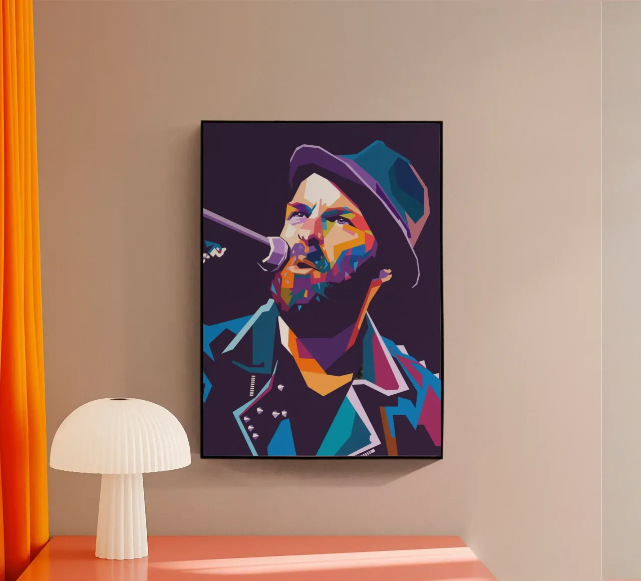 Tim Armstrong Rancid pop art plexiglass da Hantamrata