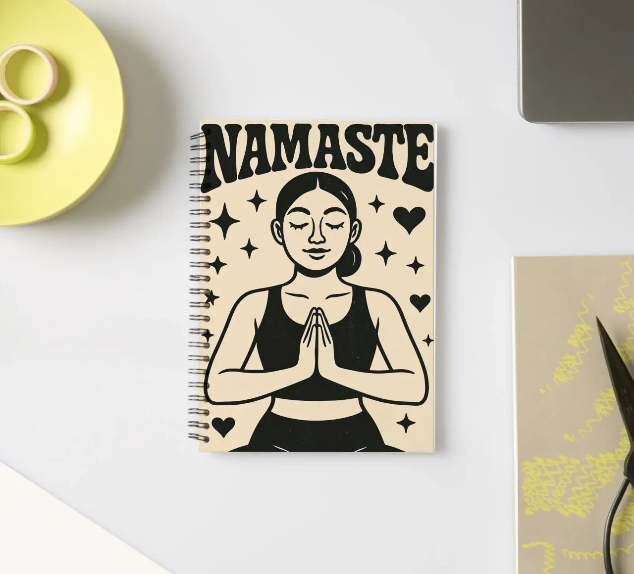 Vintage Vibes No 01 spiral notebook by treechild