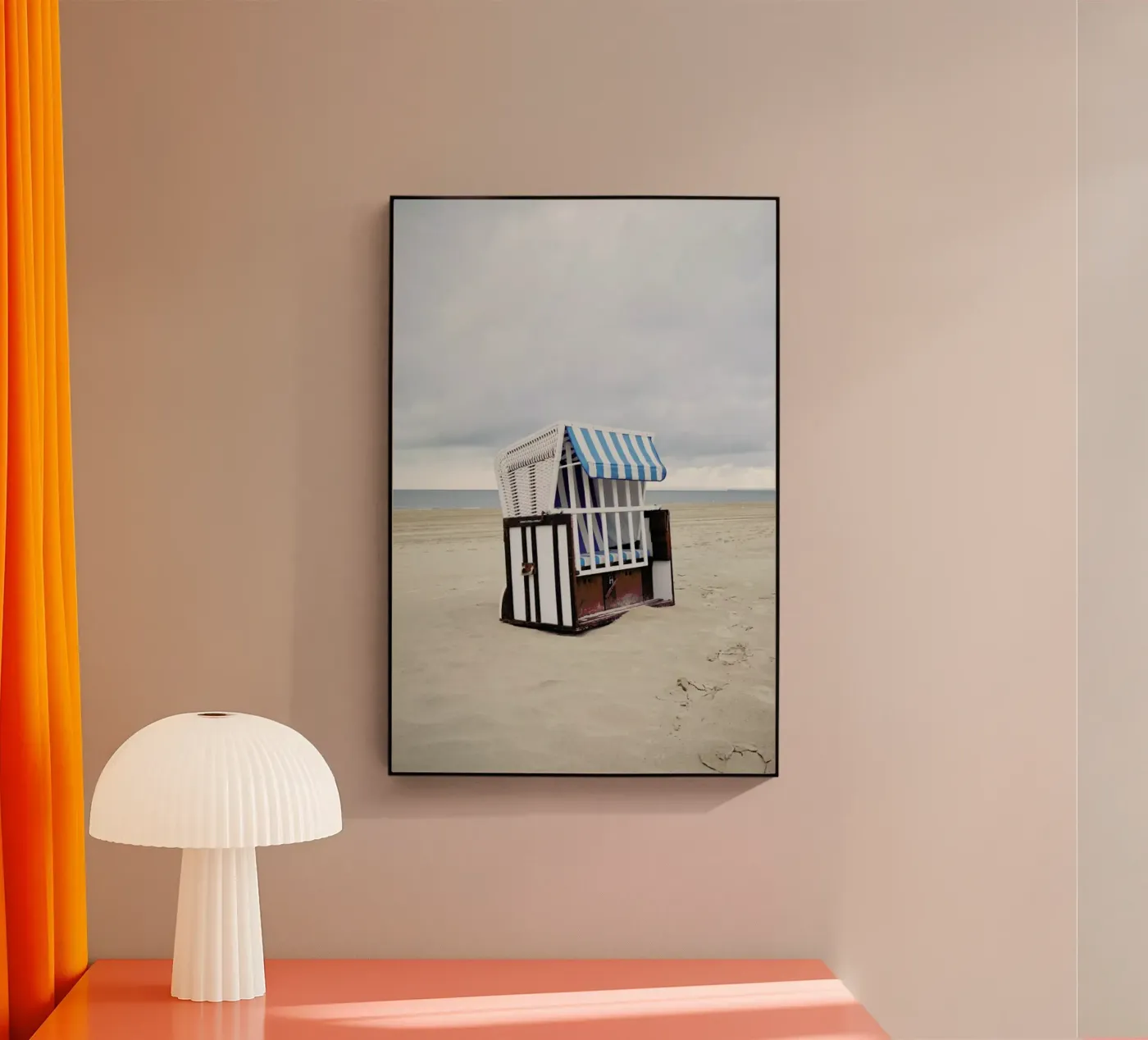 Beach Hut acryl van METROPOLIS