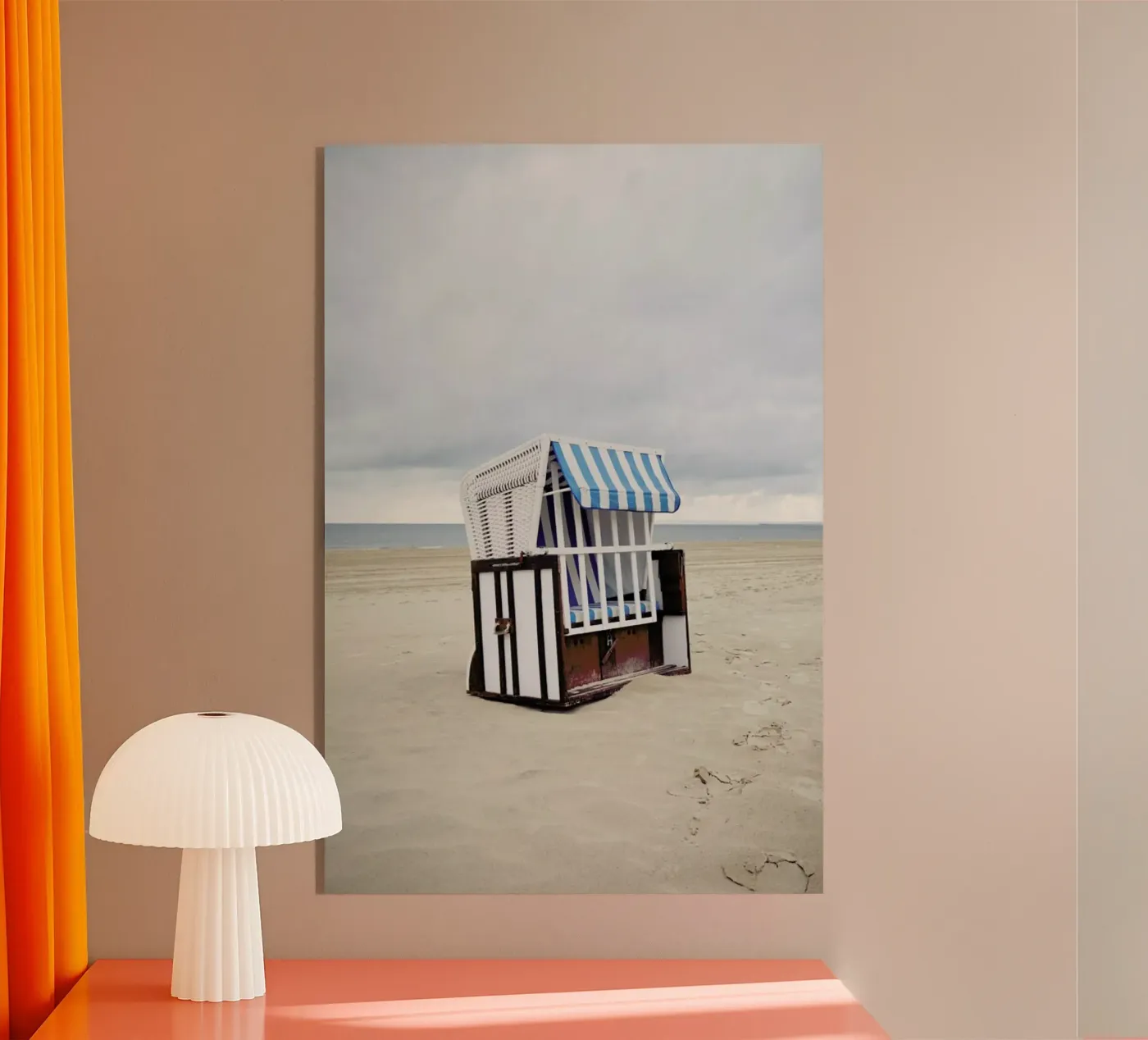 Beach Hut acryl van METROPOLIS