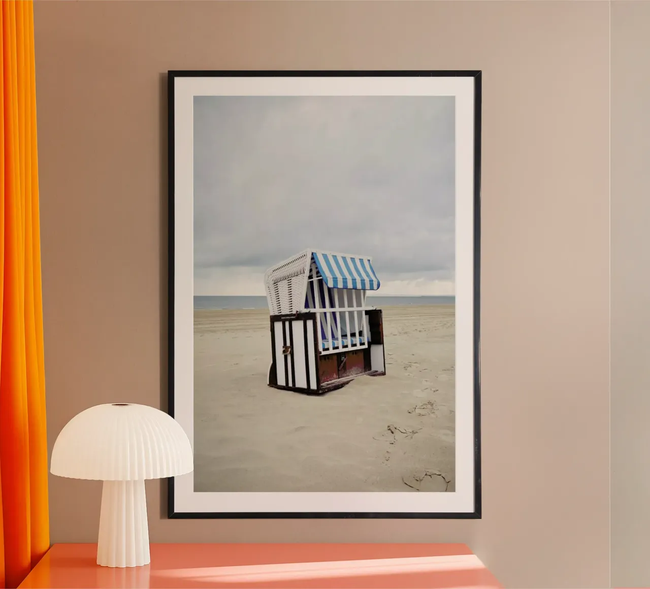 Beach Hut poster by METROPOLIS