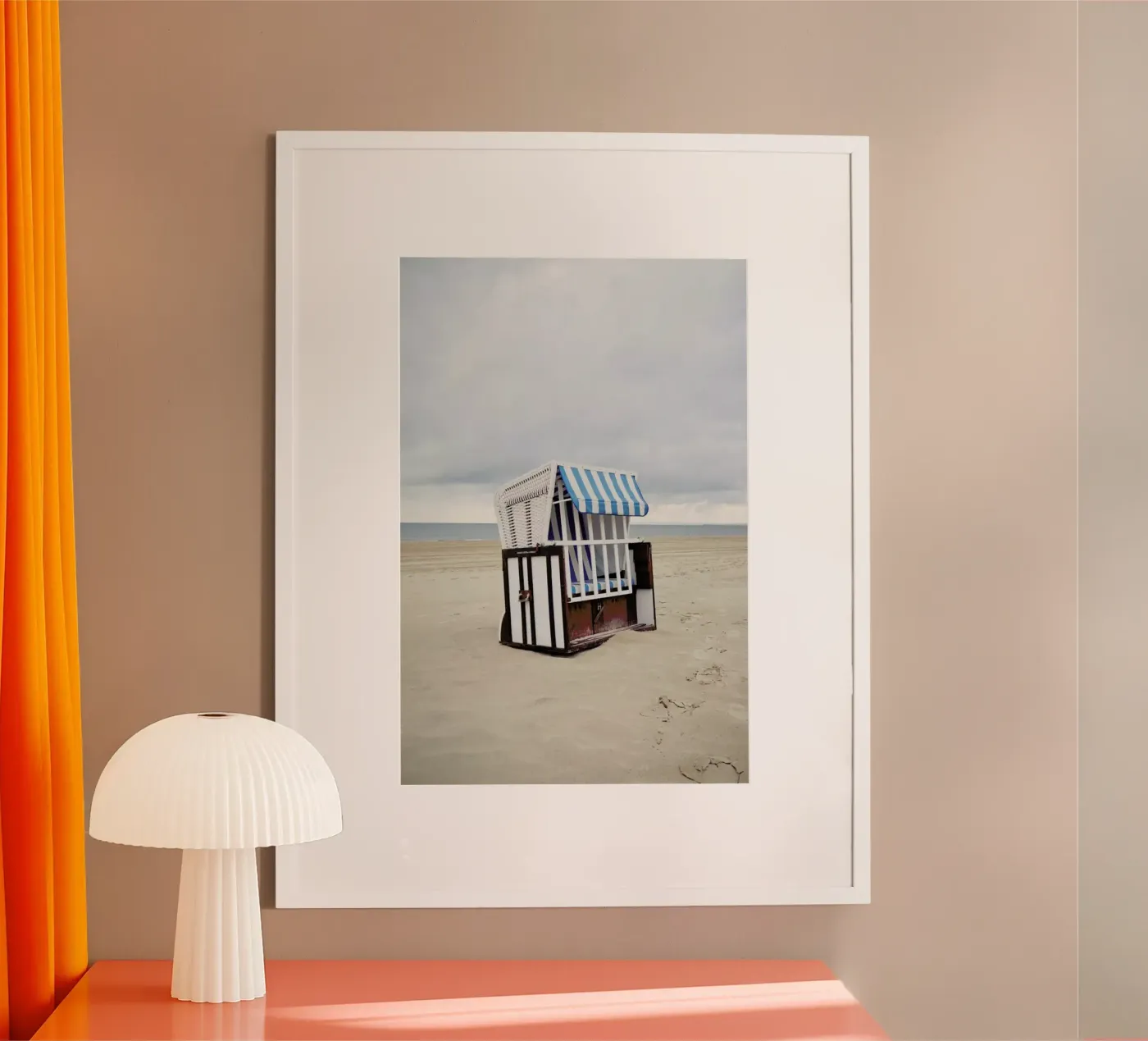 Beach Hut poster by METROPOLIS
