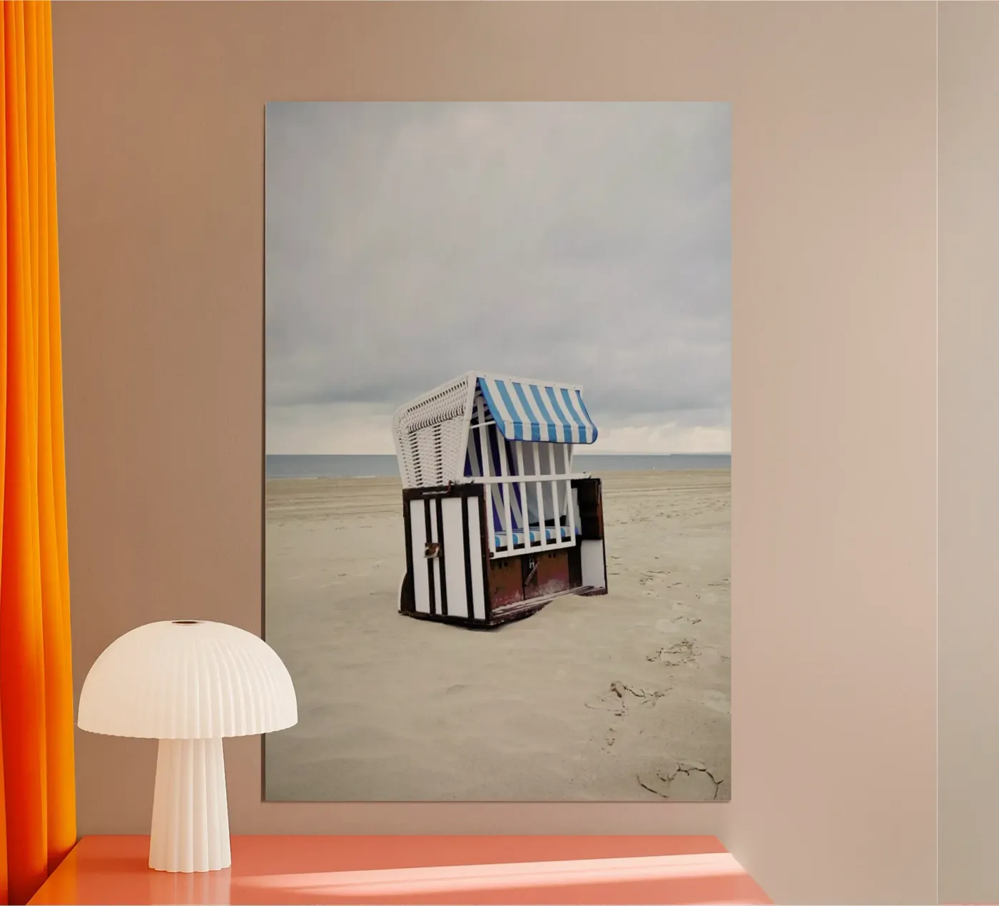 Beach Hut poster by METROPOLIS