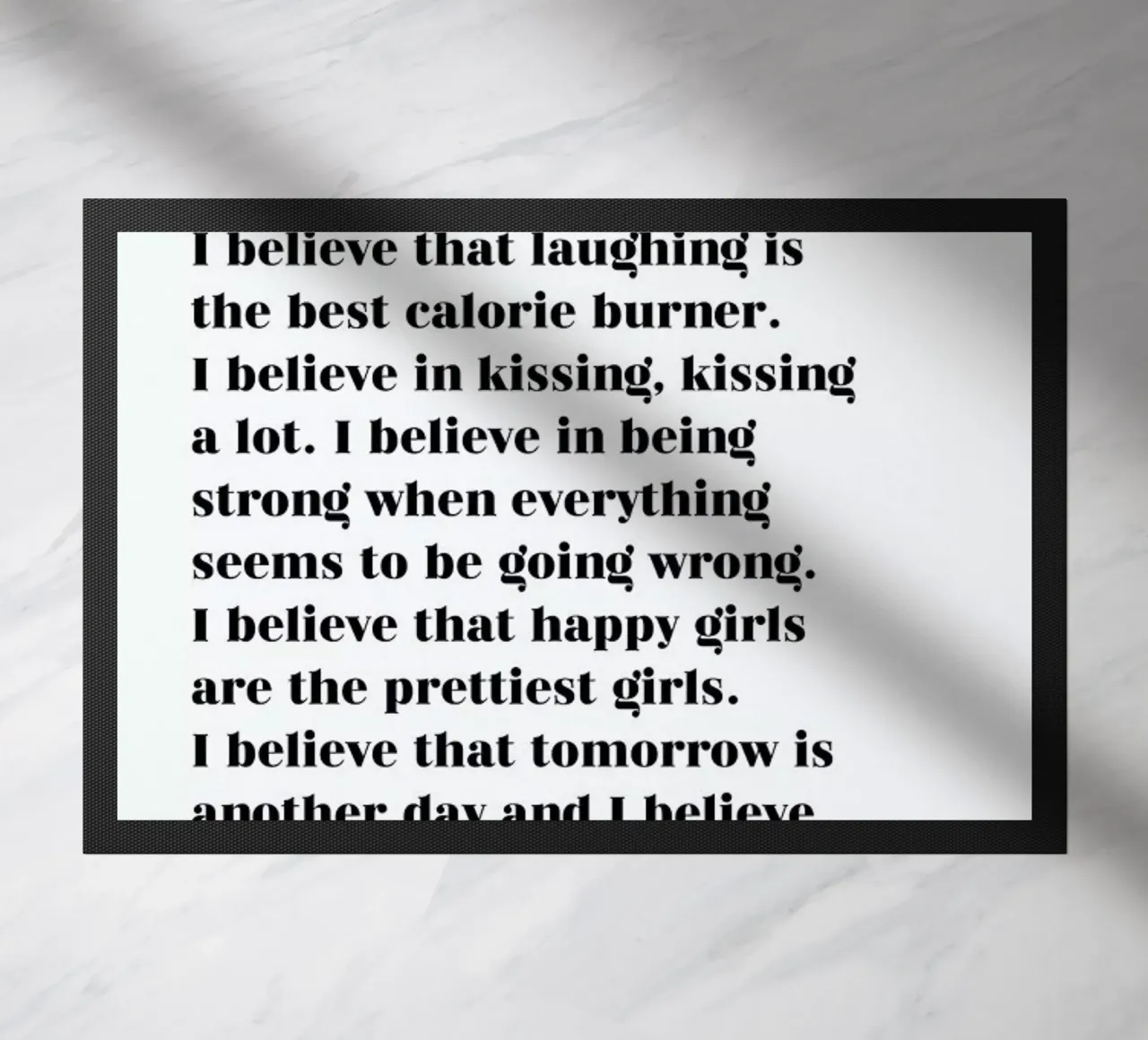 Believe in Miracles zerbino da typed