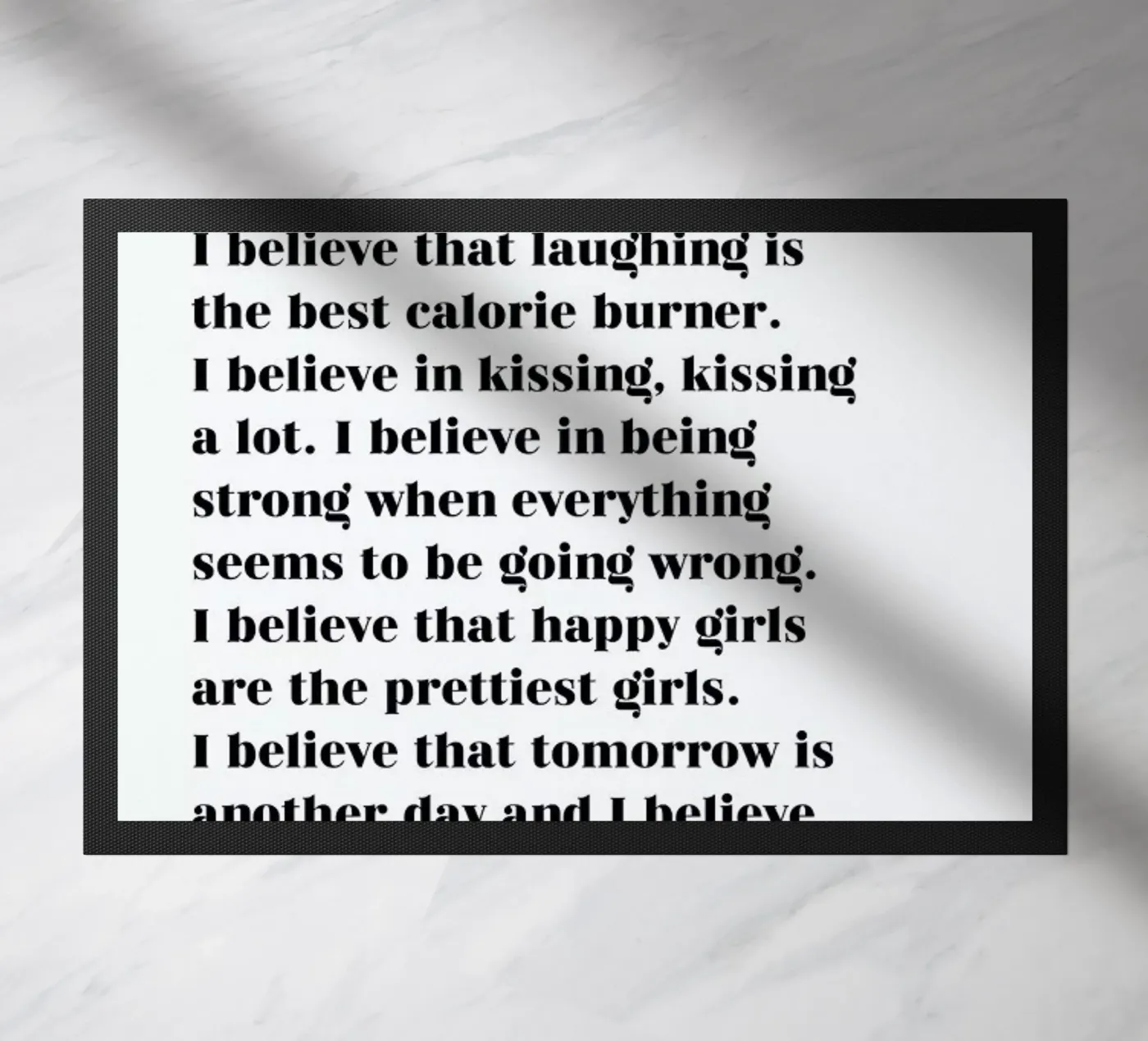 Believe in Miracles zerbino da typed