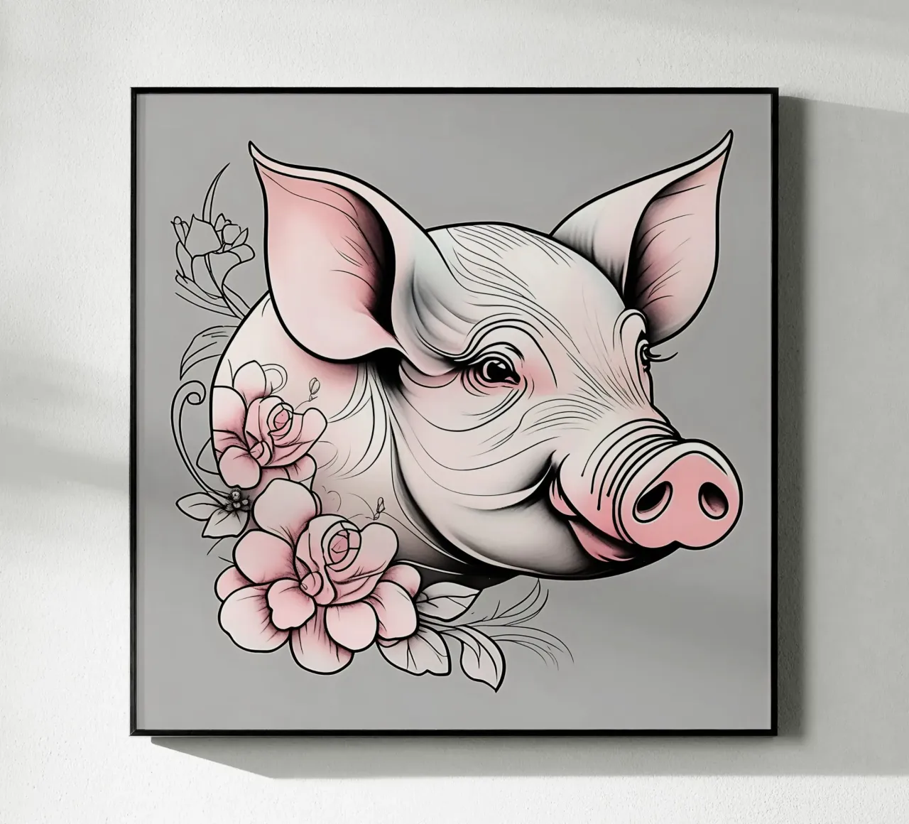 Stile_maiale_B_1 plexiglass da Tierisch bunt by LK