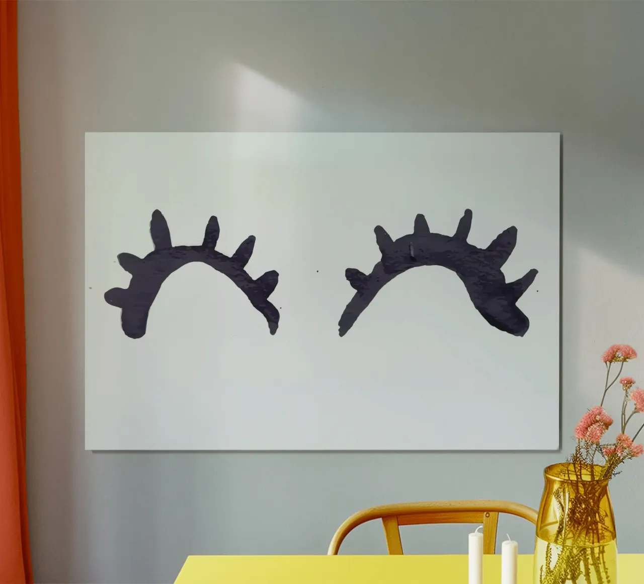 Eyes poster con telaio in legno da Dead Language