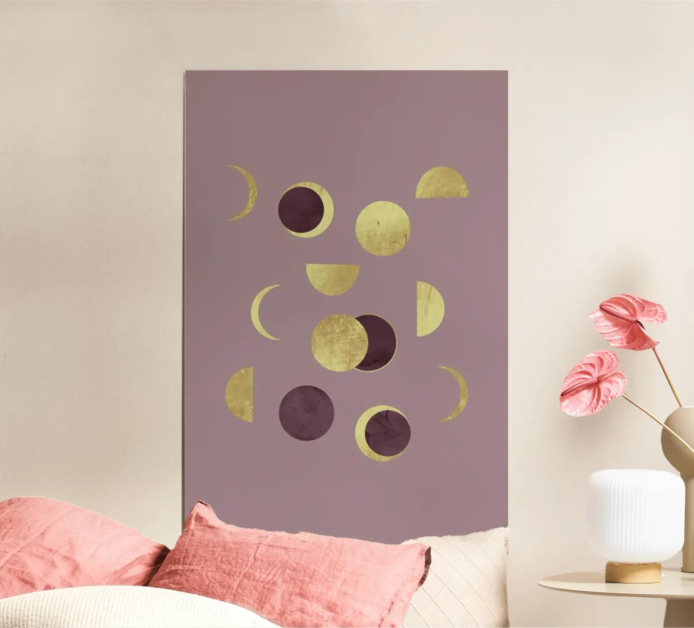 Moons Gold poster by cafelab