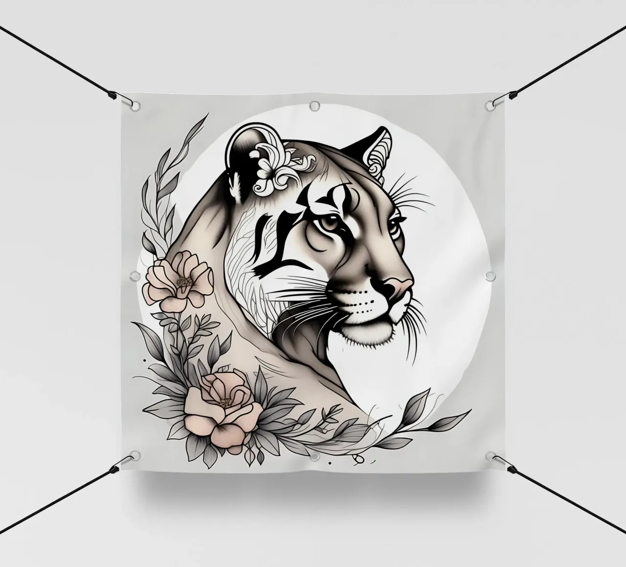 Stile_tigre_B_1 telo in pvc da Tierisch bunt by LK