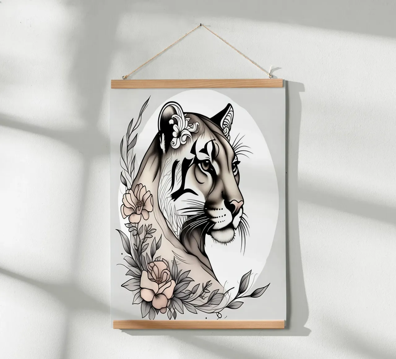 Stile_tigre_B_1 carta hahnemühle da Tierisch bunt by LK