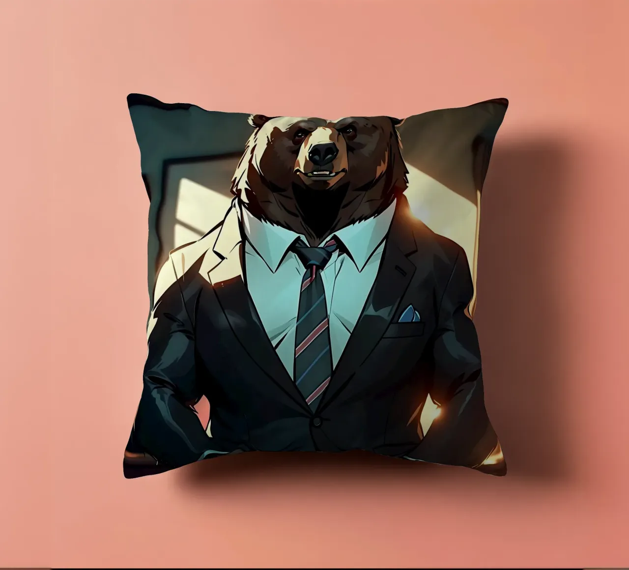 Orso_Stile_C_1 cuscino da Tierisch bunt by LK
