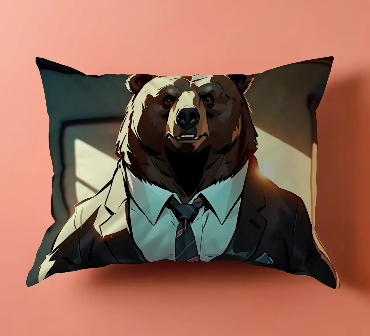 Orso_Stile_C_1 cuscino da Tierisch bunt by LK