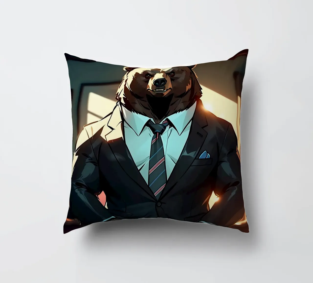 Orso_Stile_C_1 cuscino da Tierisch bunt by LK