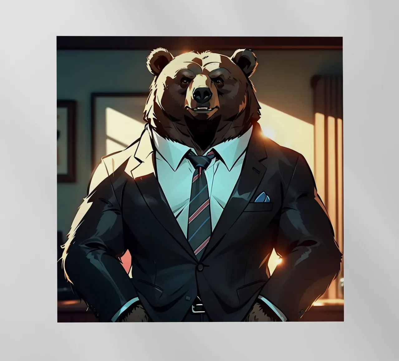 Orso_Stile_C_1 pellicola backlit da Tierisch bunt by LK