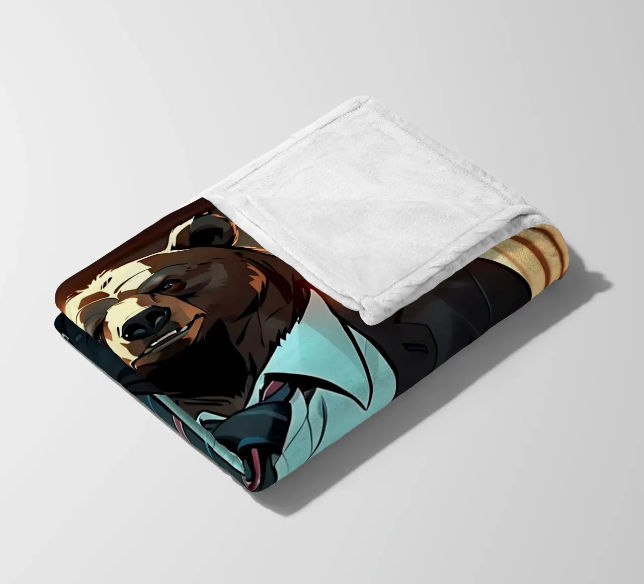 Orso_Stile_C_1 coperta in pile da Tierisch bunt by LK