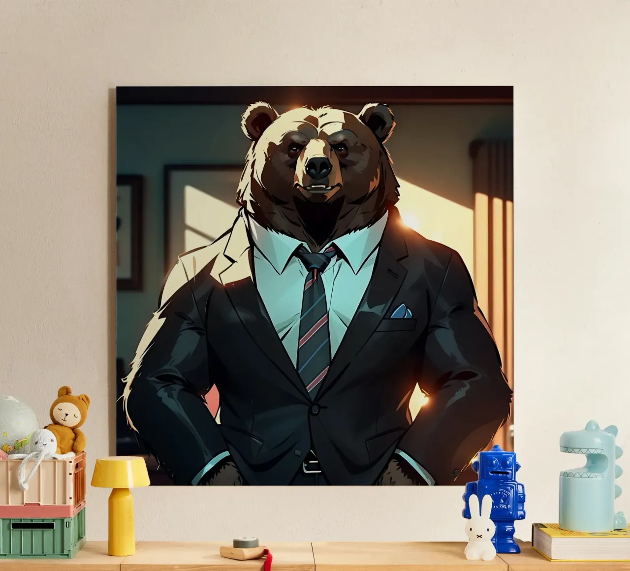Orso_Stile_C_1 plexiglass da Tierisch bunt by LK