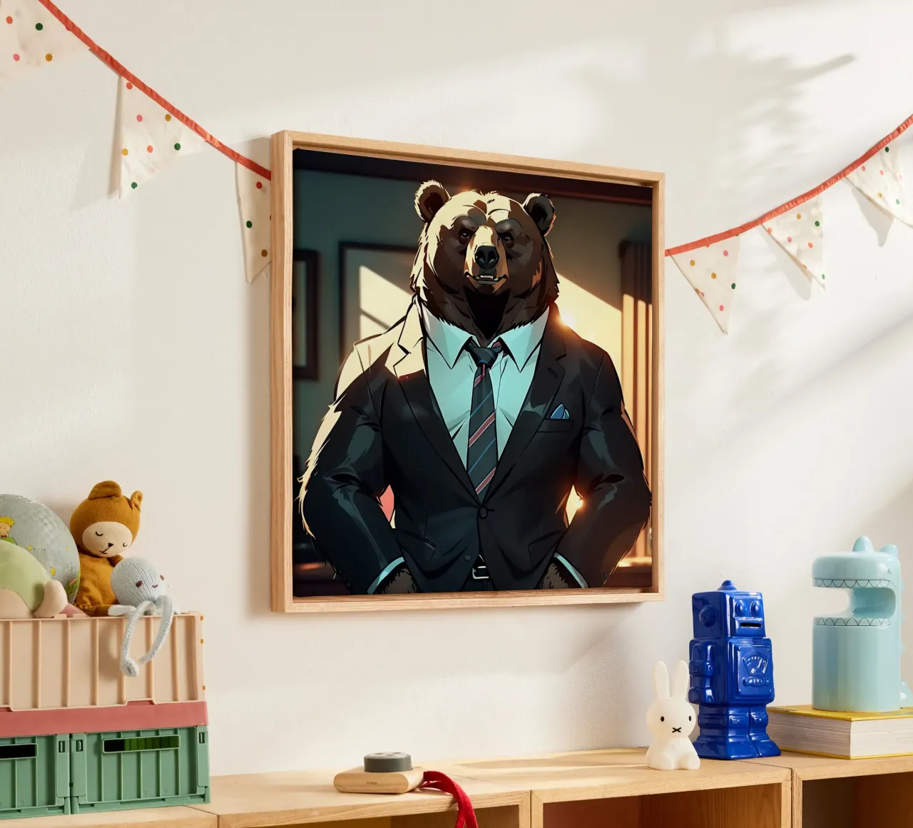 Orso_Stile_C_1 tela da Tierisch bunt by LK