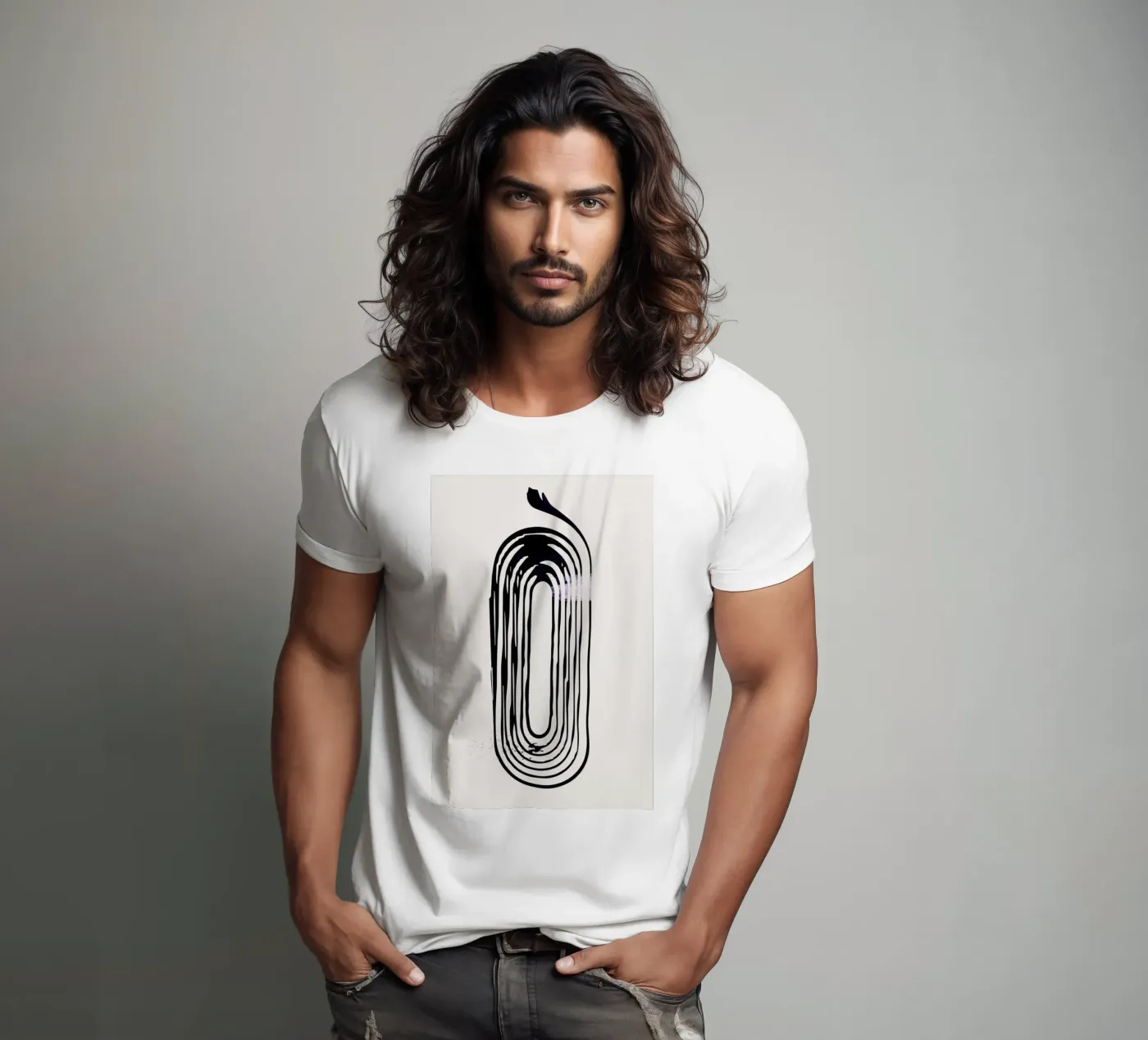 Loop T-Shirt von Graphite