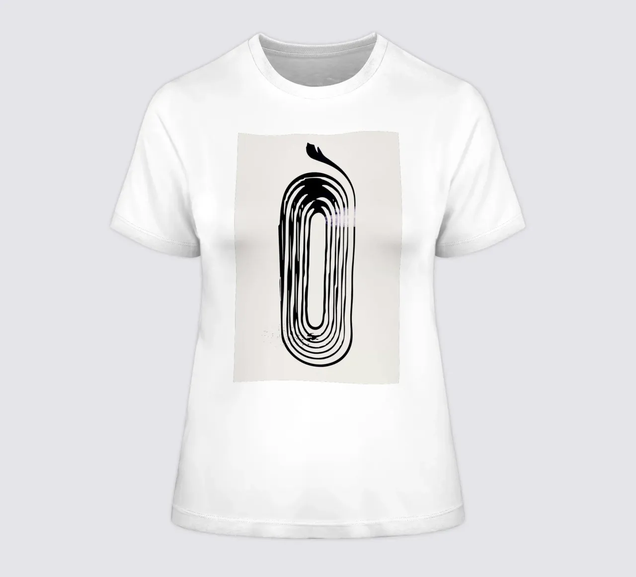 Loop t-shirt da donna da Graphite