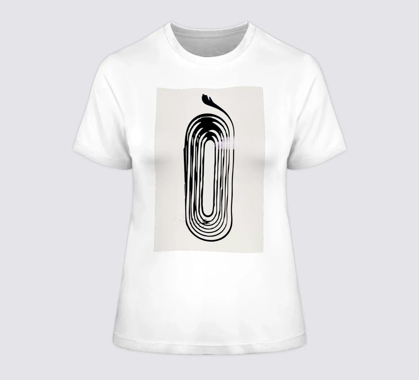 Loop t-shirt da donna da Graphite