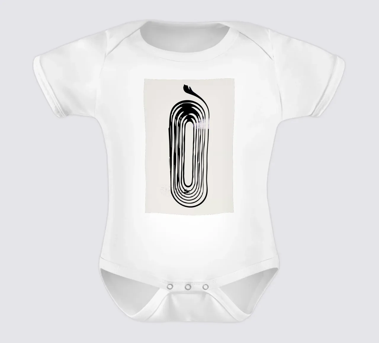 Loop body neonato maniche corte da Graphite