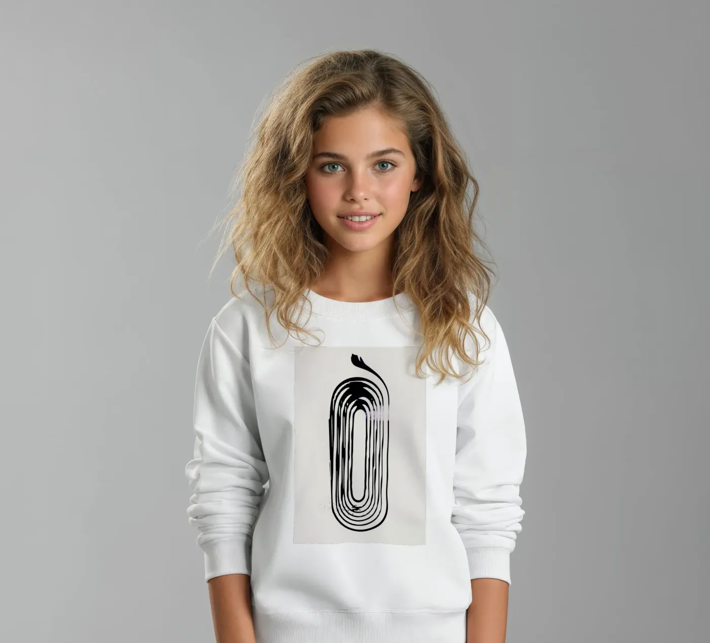 Loop kinder sweatshirt van Graphite