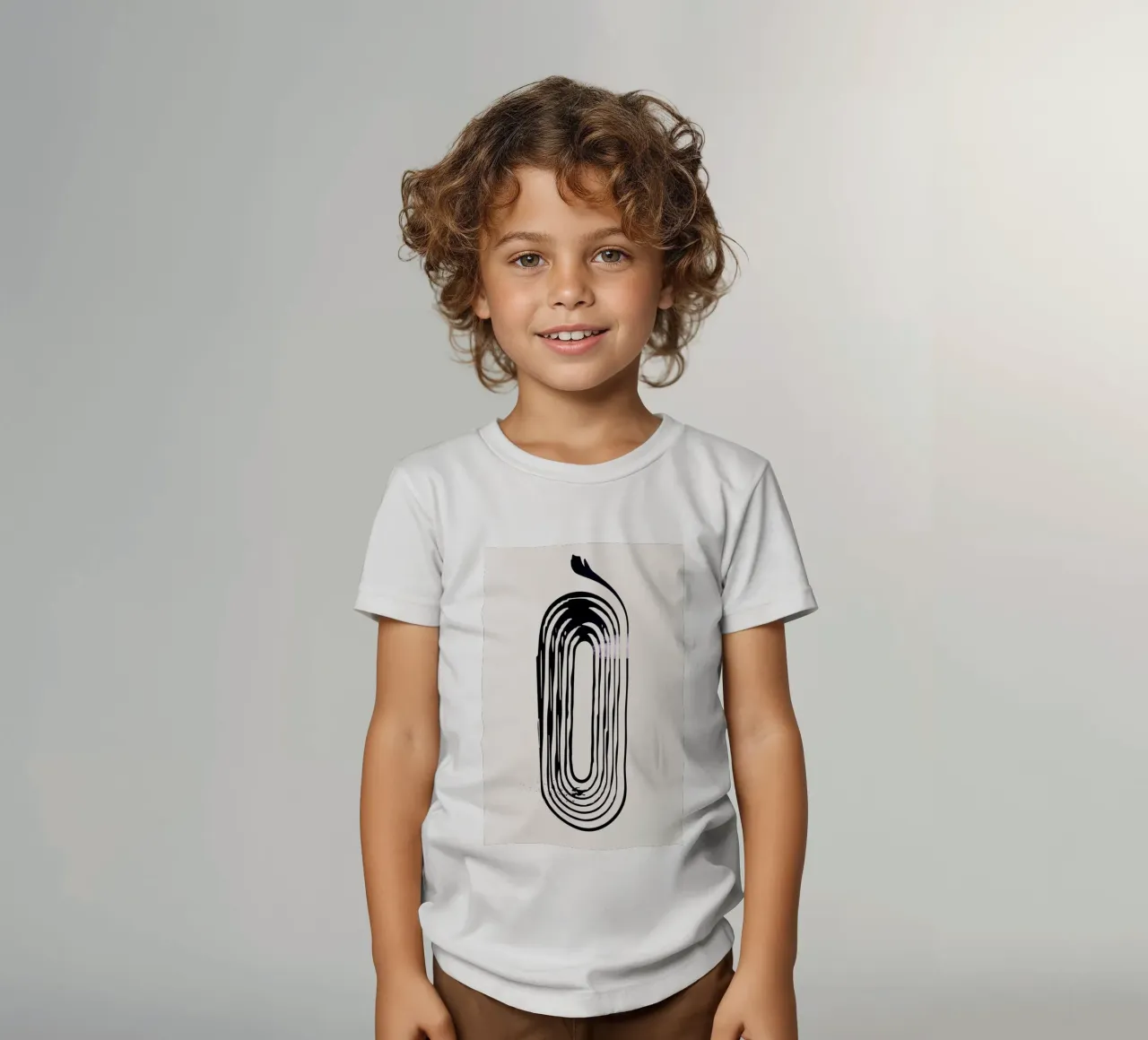 Loop kinder t-shirt van Graphite