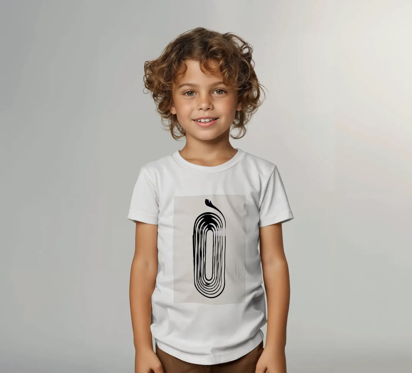 Loop t-shirt bambini da Graphite
