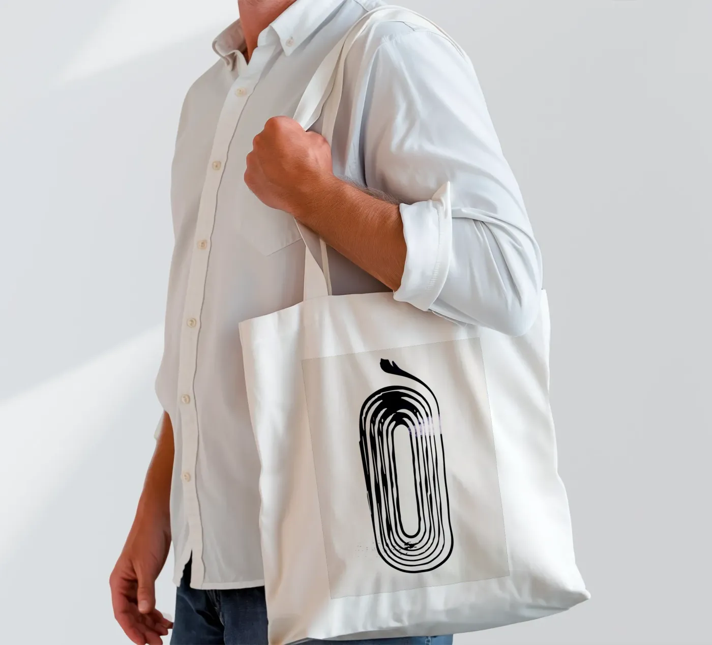 Loop tote bag by Graphite